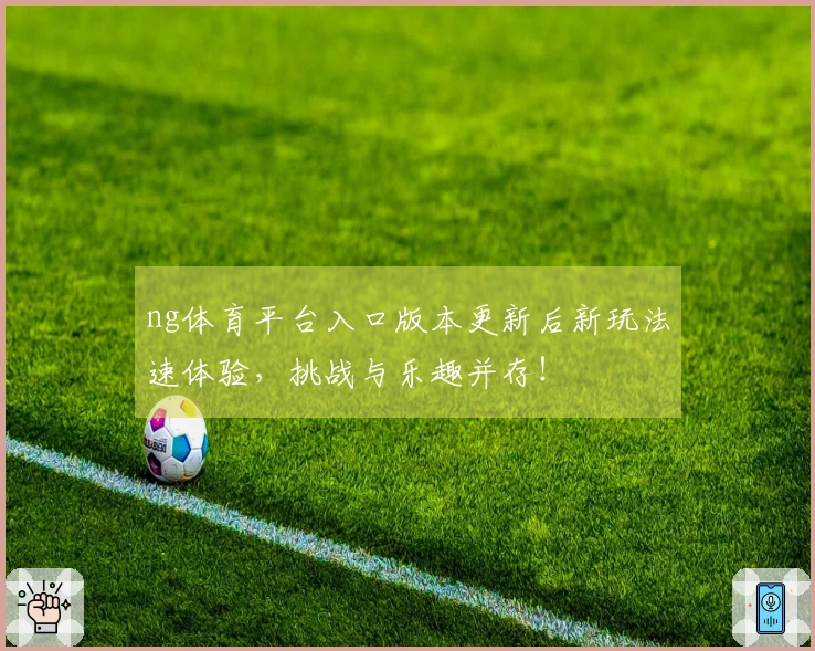 ng体育平台入口版本更新后新玩法速体验，挑战与乐趣并存！